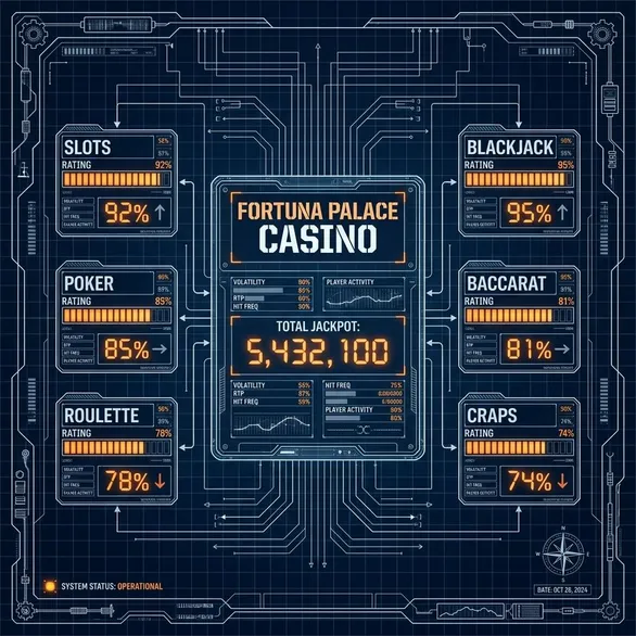 Fortuna Palace Casino oversikt og hovedside